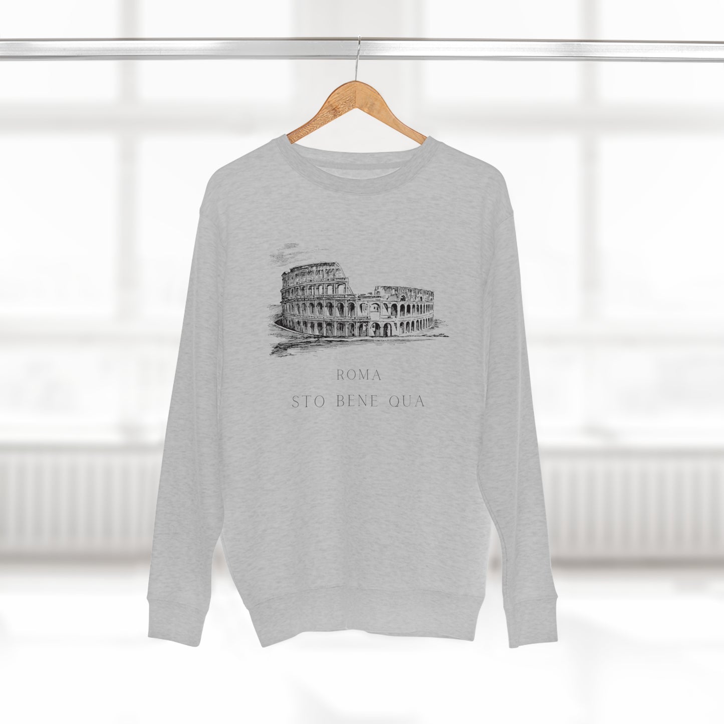 Sto Bene Qua Roma  Crewneck Sweatshirt