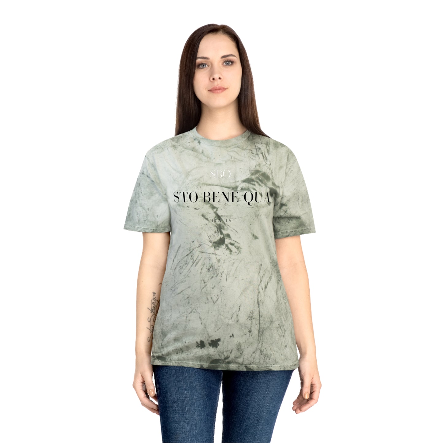 Sto Bene Qua Italia Unisex Color Blast T-Shirt