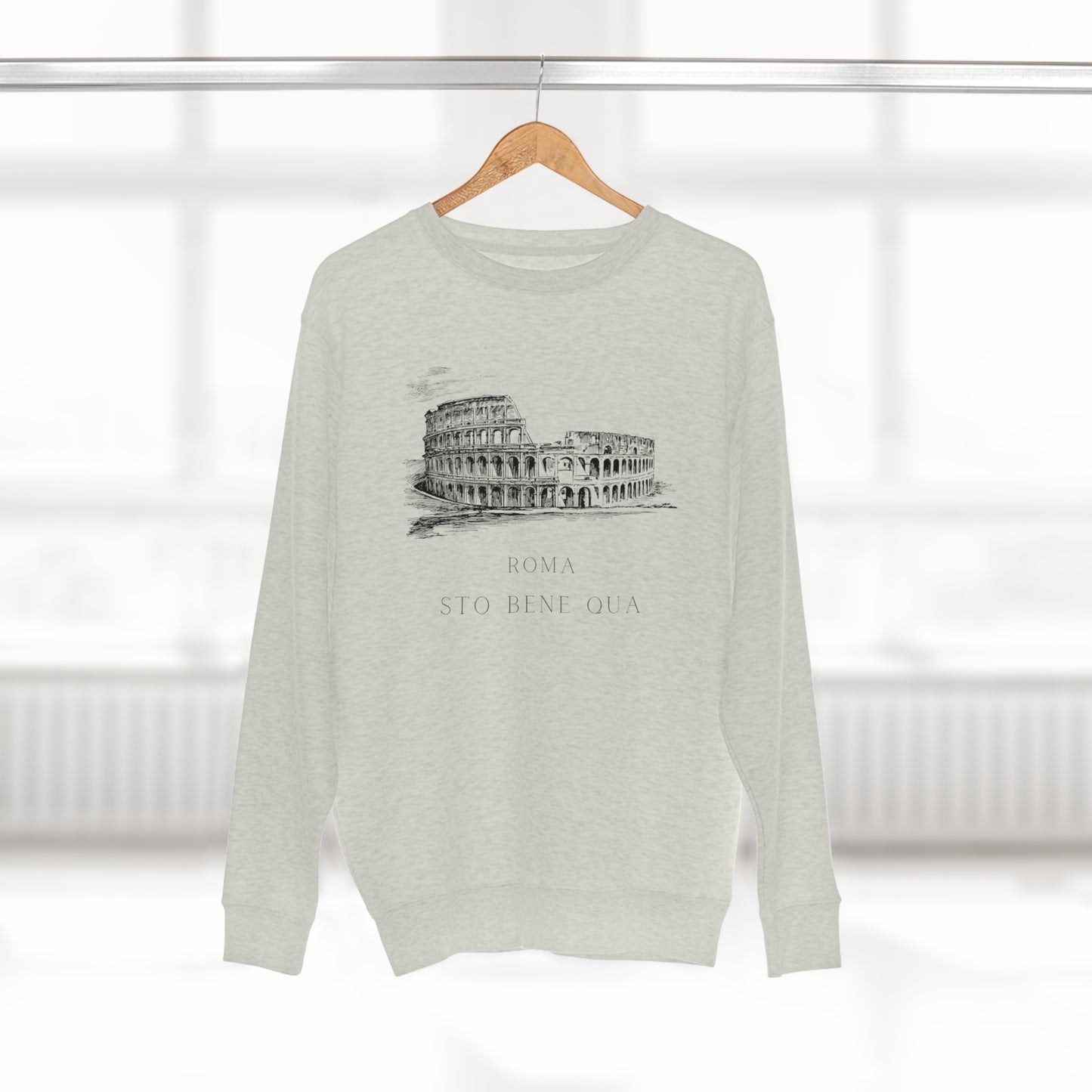 Sto Bene Qua Roma  Crewneck Sweatshirt