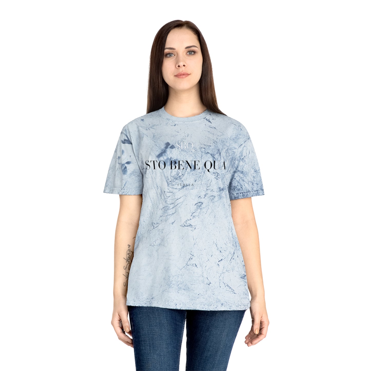 Sto Bene Qua Italia Unisex Color Blast T-Shirt