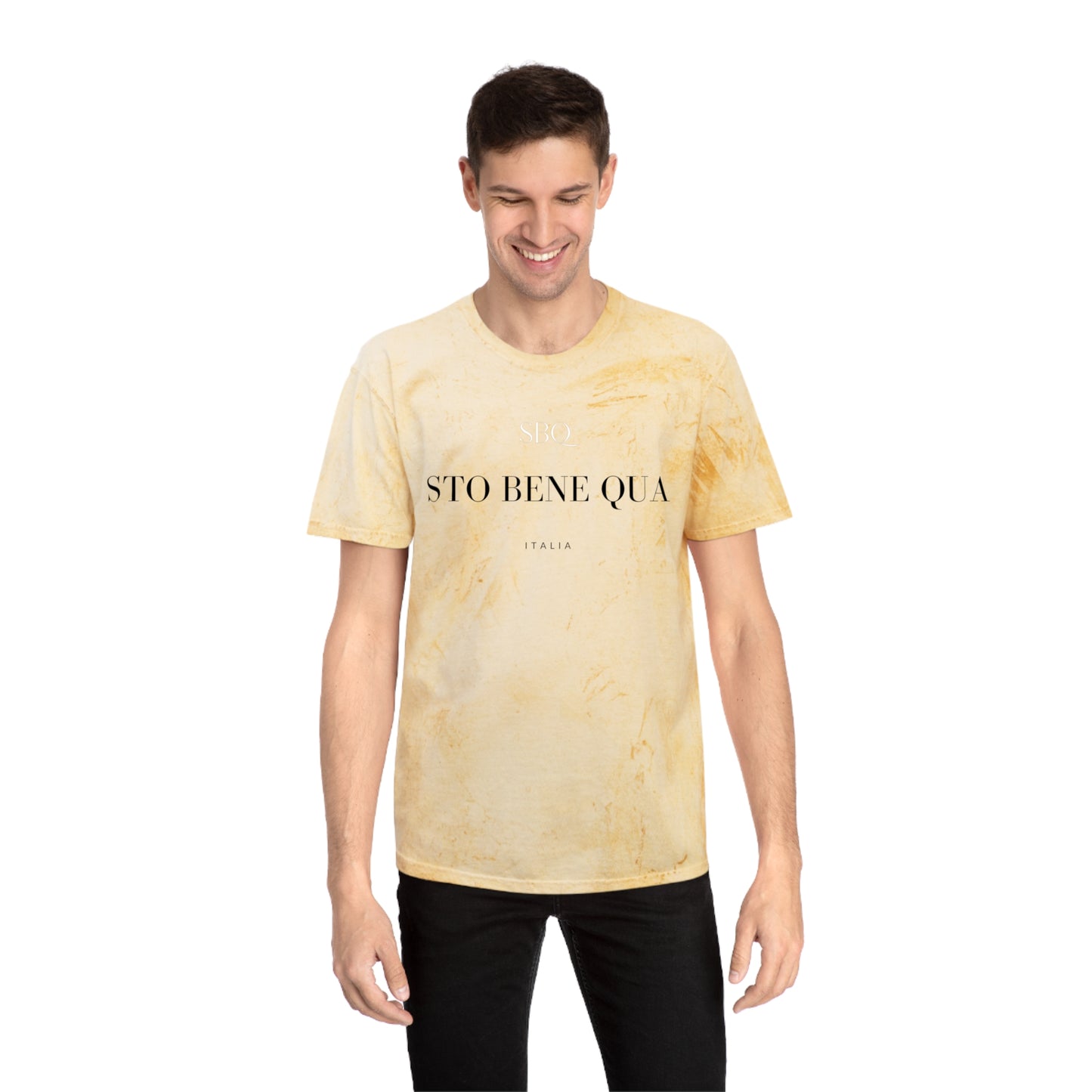 Sto Bene Qua Italia Unisex Color Blast T-Shirt