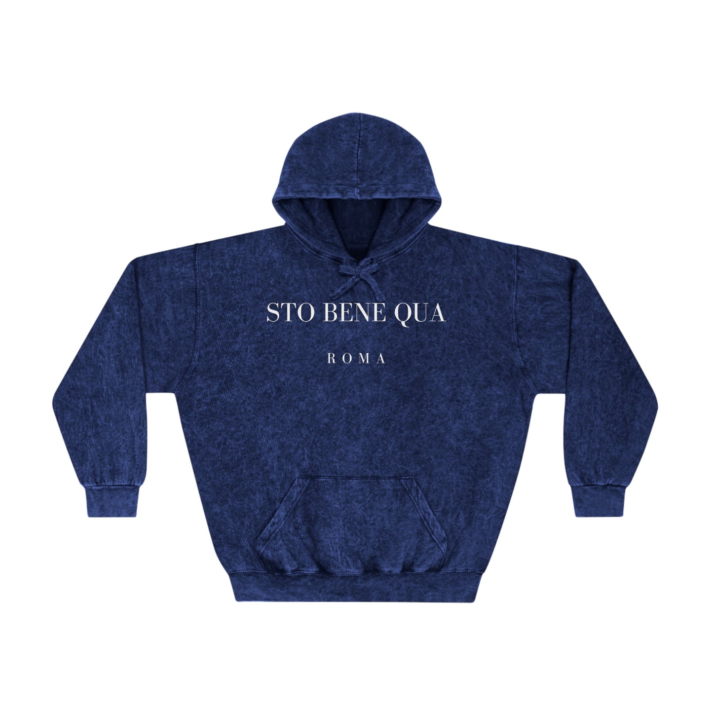 Sto Bene Qua Roma  Mineral Wash Hoodie