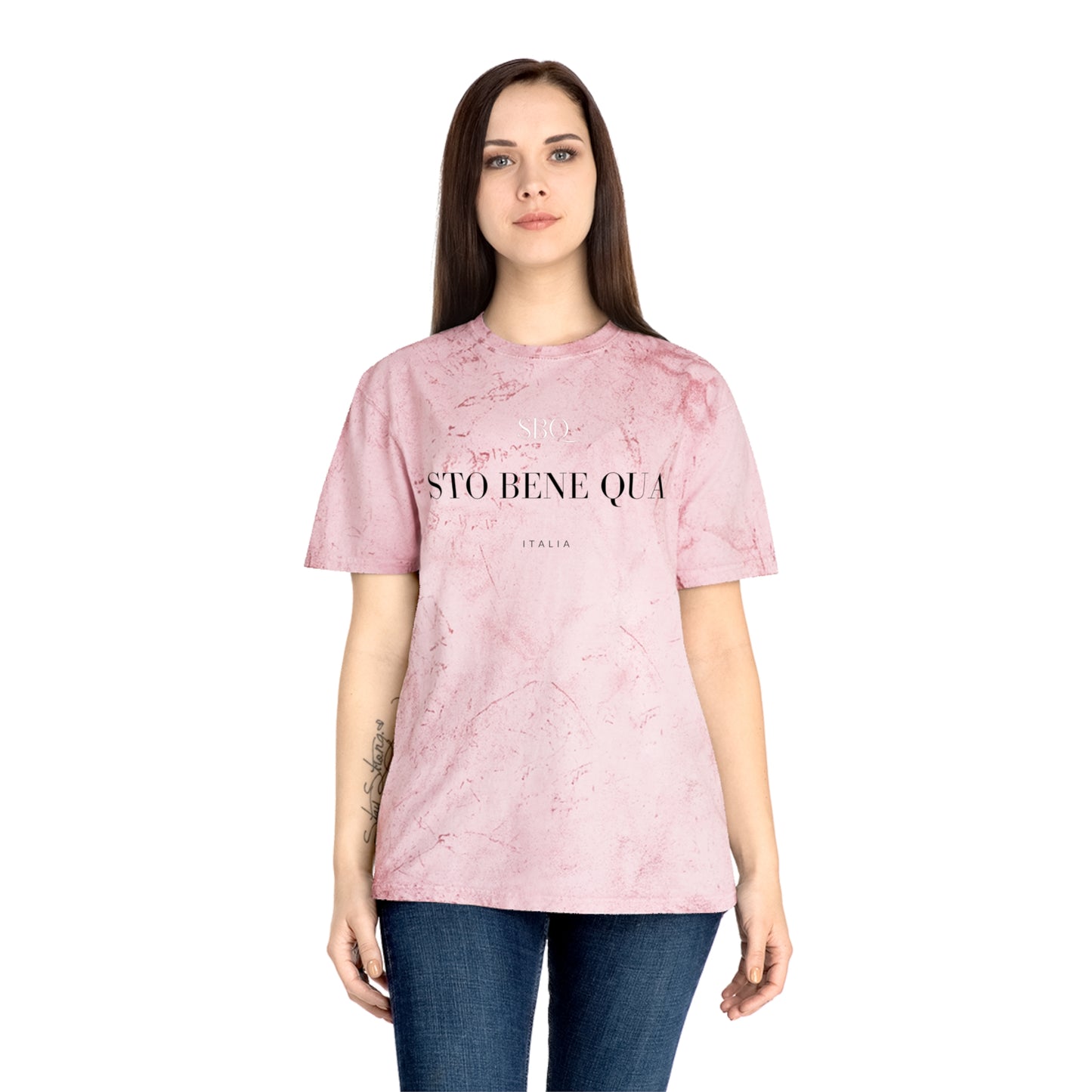 Sto Bene Qua Italia Unisex Color Blast T-Shirt