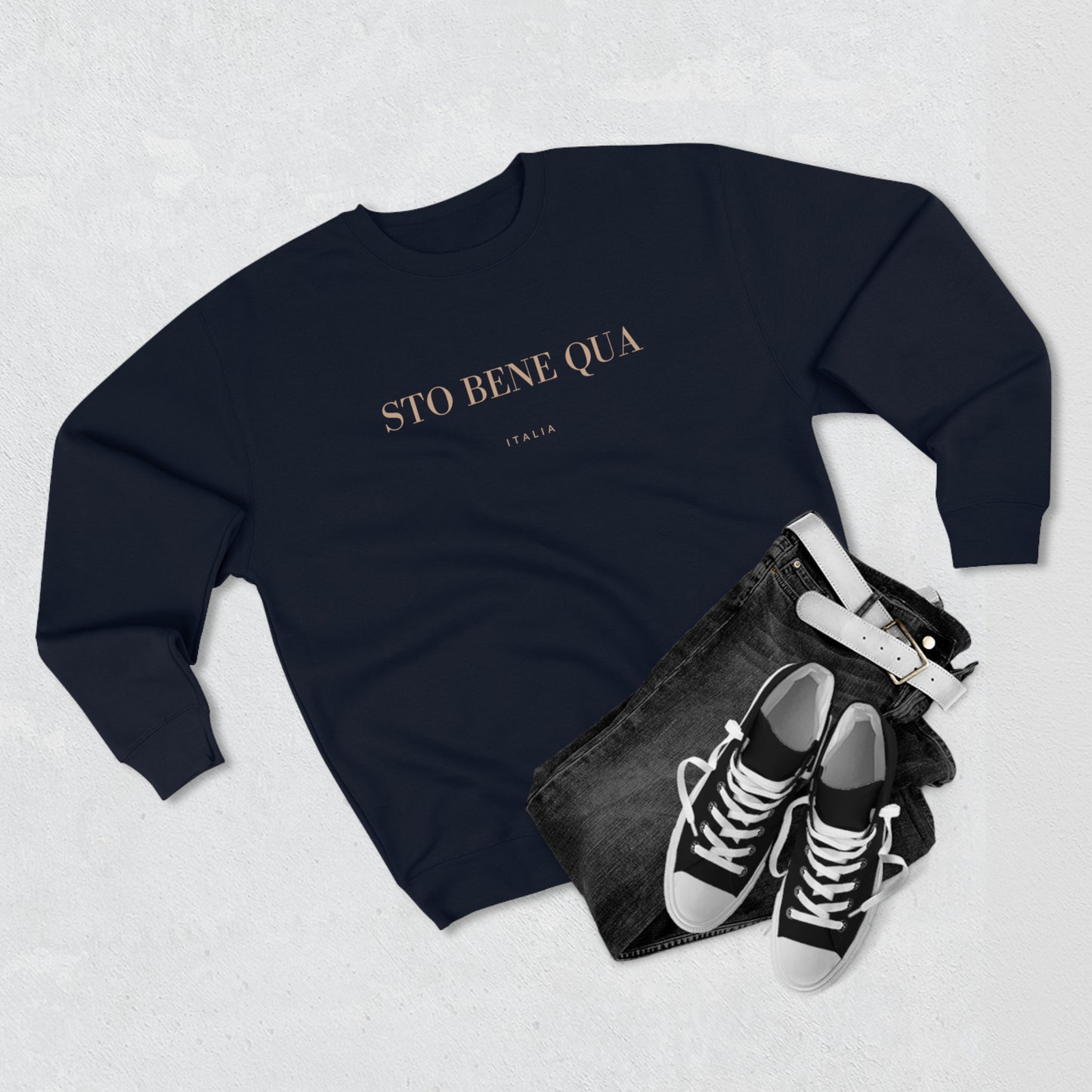 Sto Bene Qua Premium Crewneck Sweatshirt/Felpe