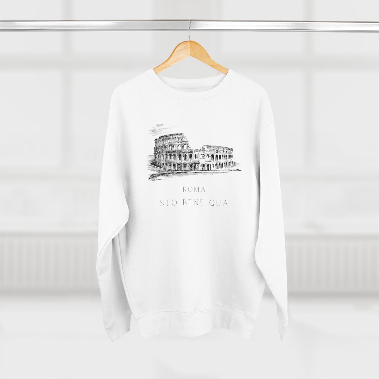 Sto Bene Qua Roma  Crewneck Sweatshirt