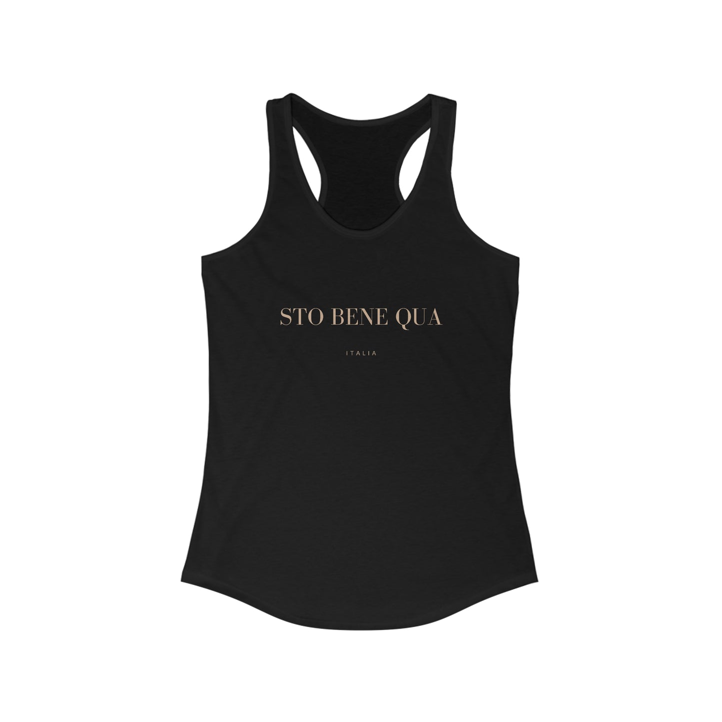 Sto Bene Qua Italia Women's Ideal Racerback Tank