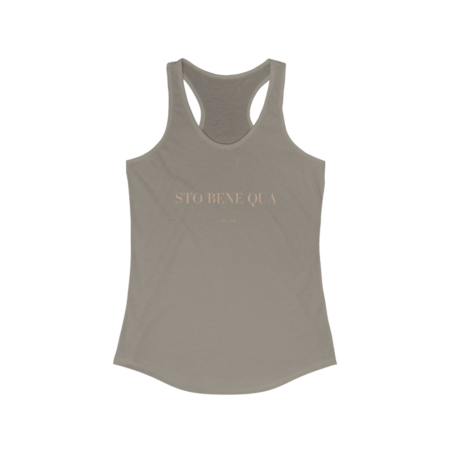 Sto Bene Qua Italia Women's Ideal Racerback Tank