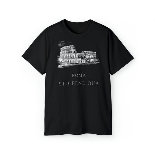 Sto Bene Qua Roma Unisex Ultra Cotton Tee