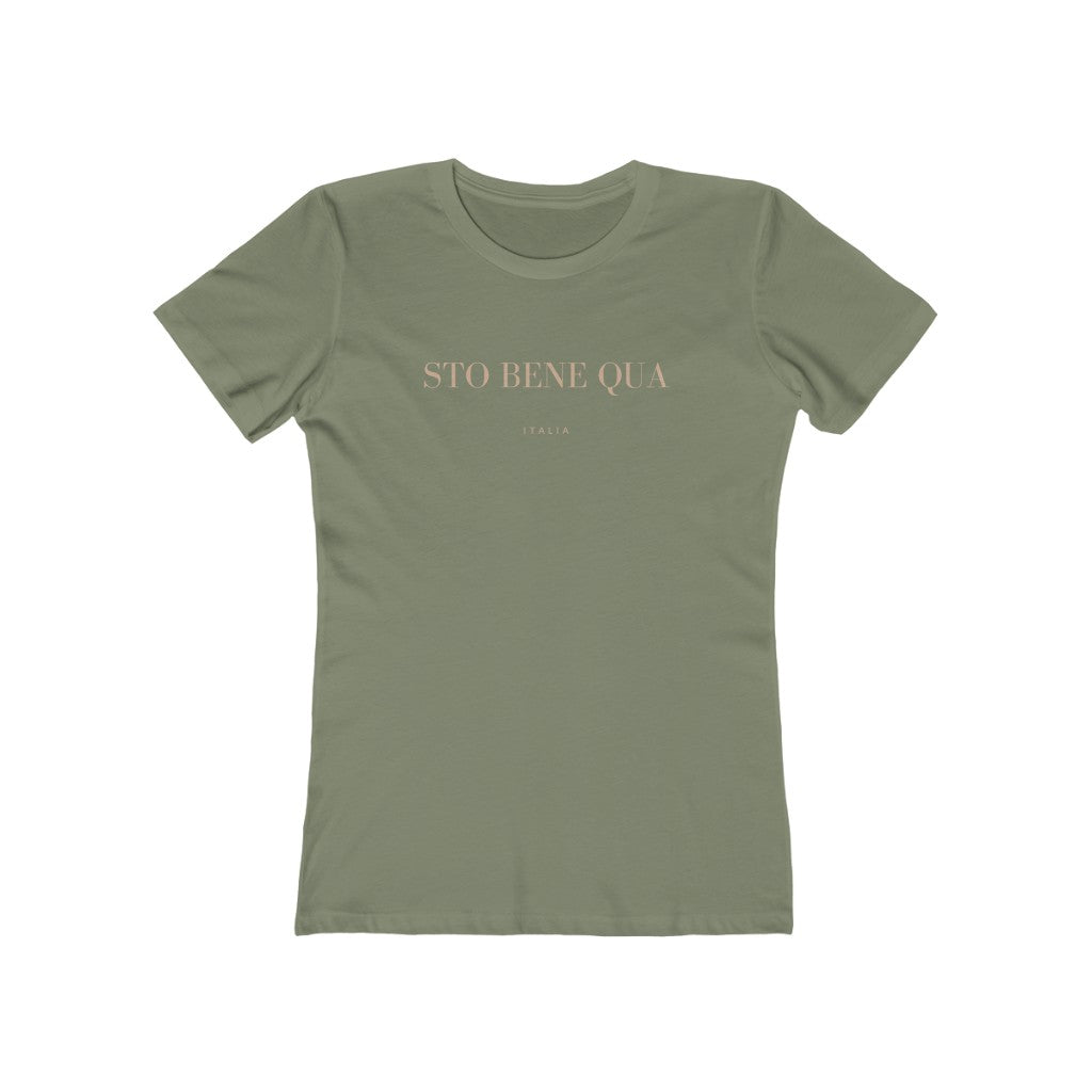 Sto Bene Qua Women's The Boyfriend Tee