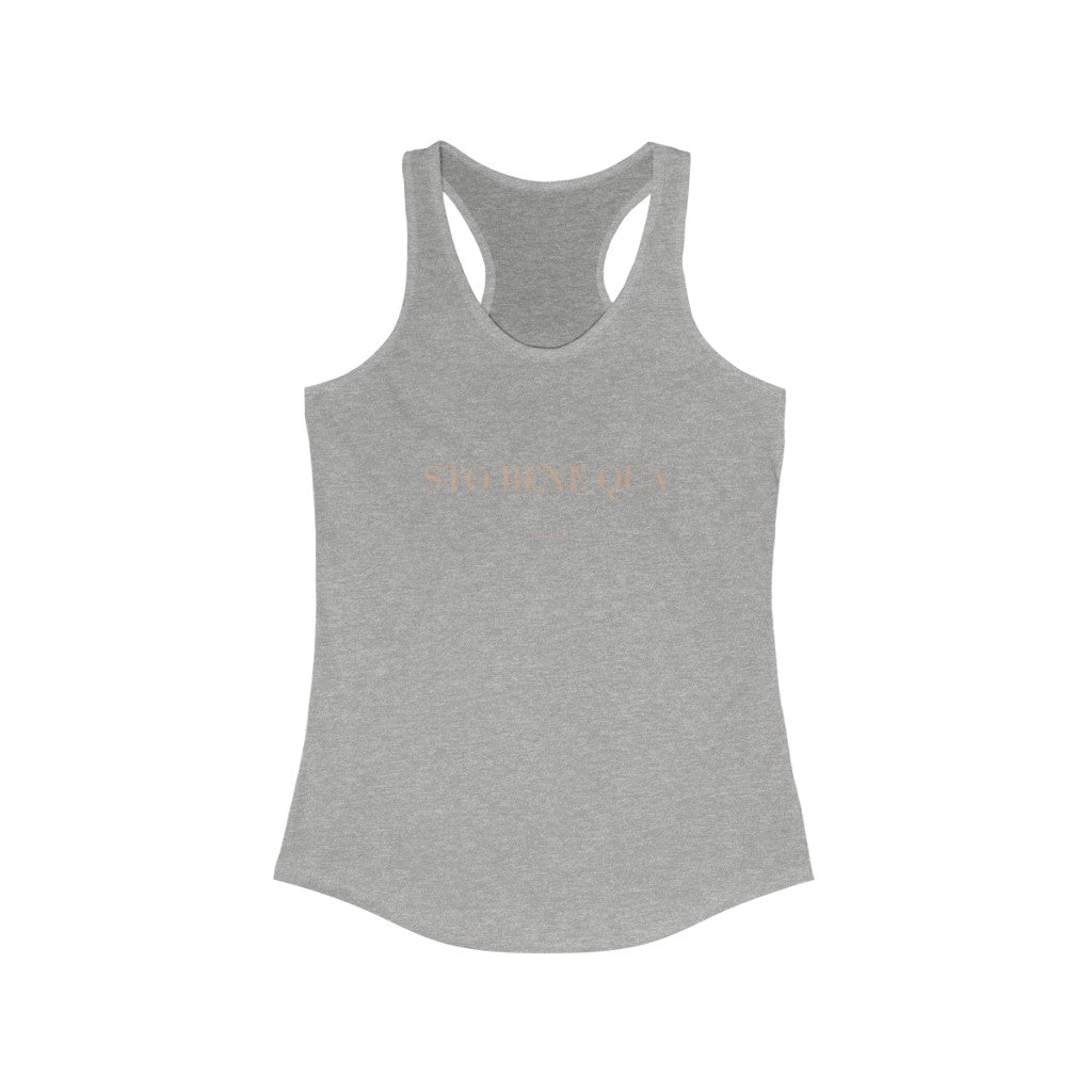 Sto Bene Qua Italia Women's Racerback Tank